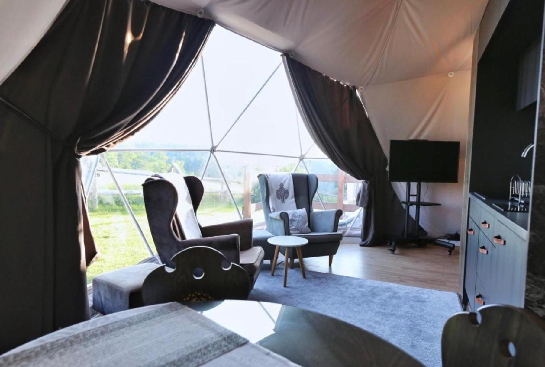 Glamping Pasieka Namiot Glamp Bukowina Tatrzanska - Domki W Gorach Groń Exteriör bild