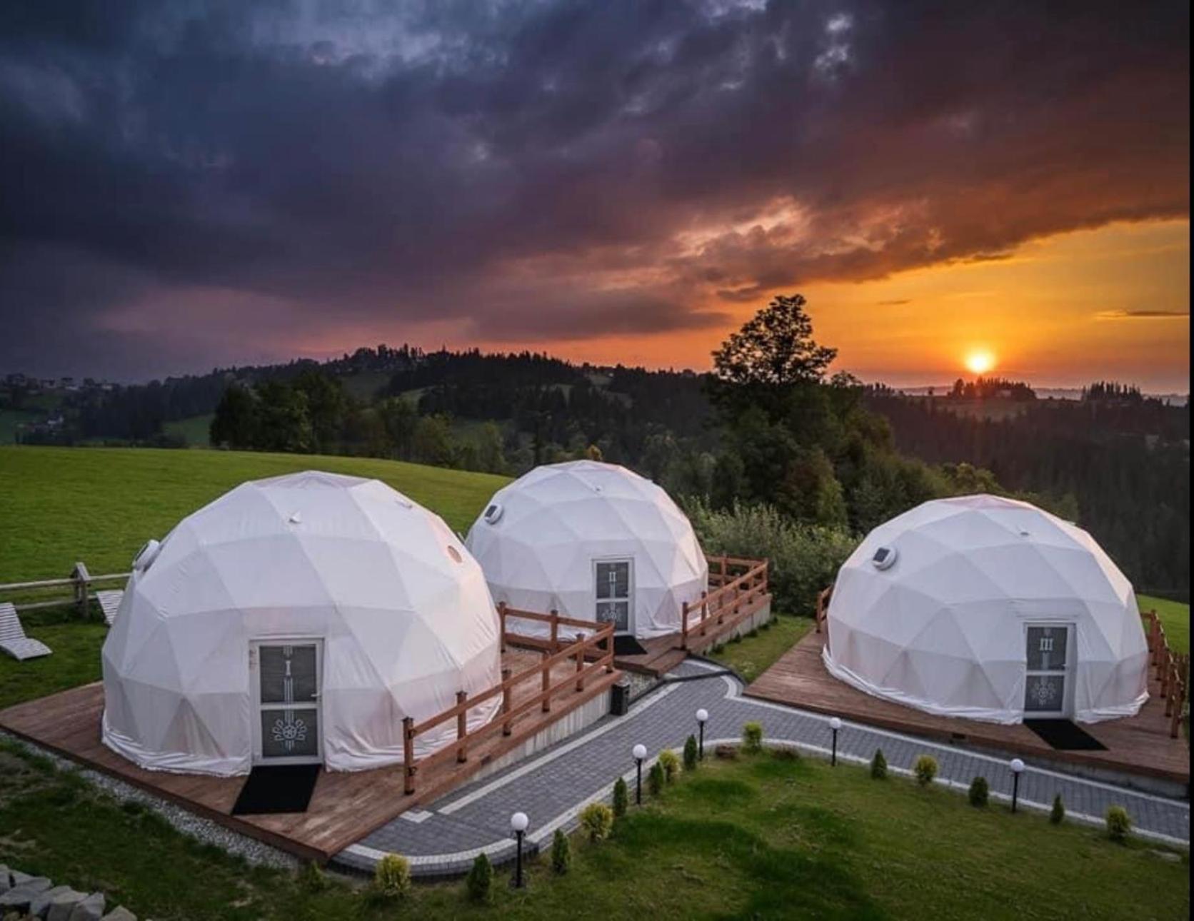 Glamping Pasieka Namiot Glamp Bukowina Tatrzanska - Domki W Gorach Groń Exteriör bild